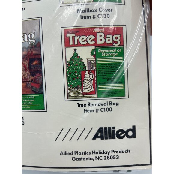 Vintage Funkins Merry Christmas Outdoor Decorations Allied 3 Ft Tall USA NOS - Picture 11 of 15